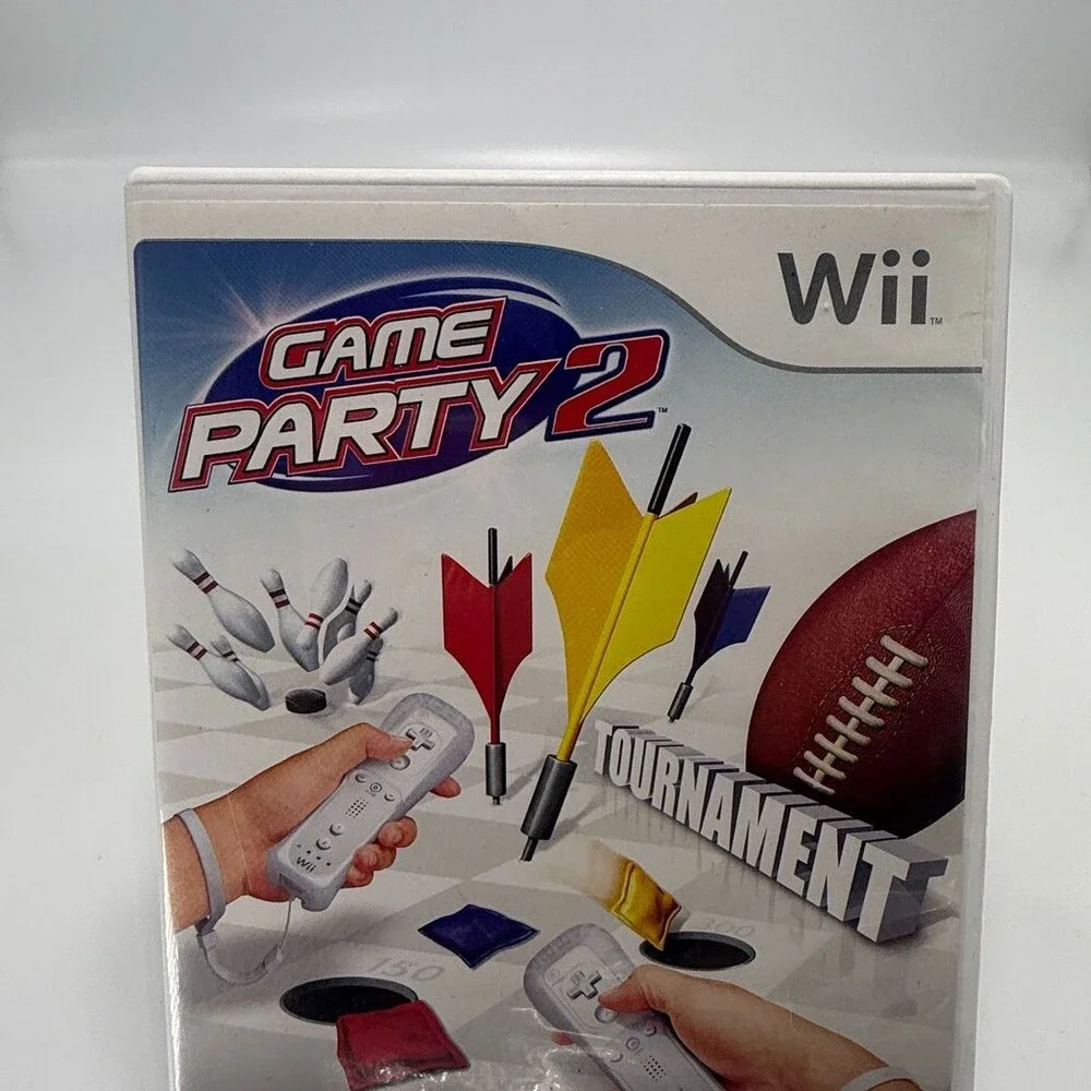 Game Party 2 Wii (Nintendo Wii, 2008) Warner Bros. Complete W/ Manual